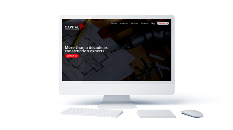 Capital Construction Enterprise / Washington D.C Web UI