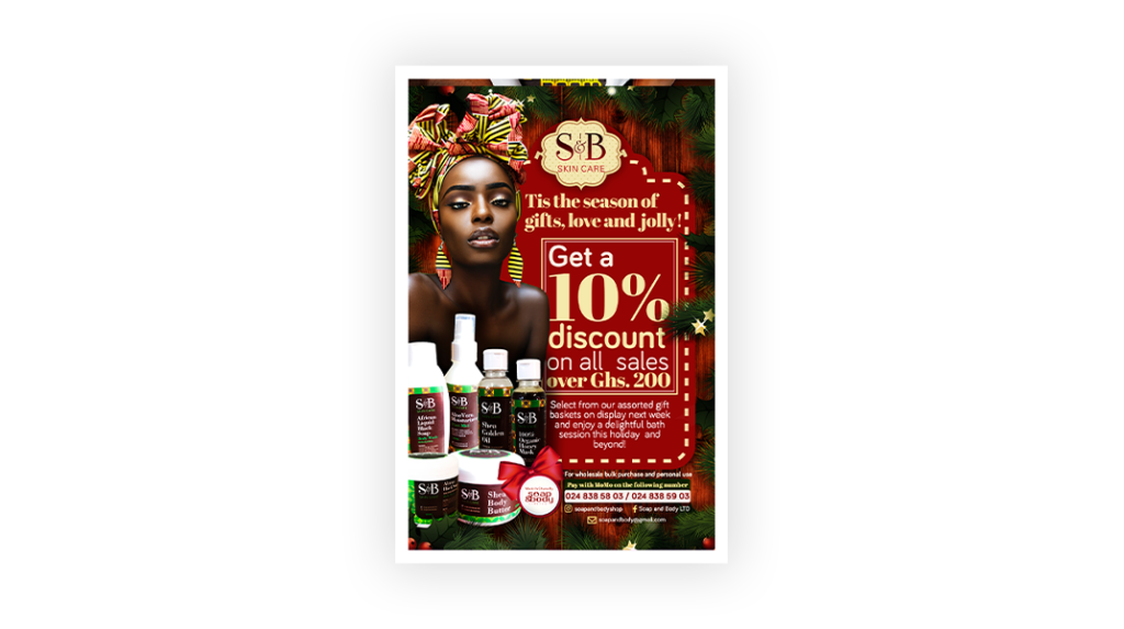 Skin Beauty Xmas Promo Flyer